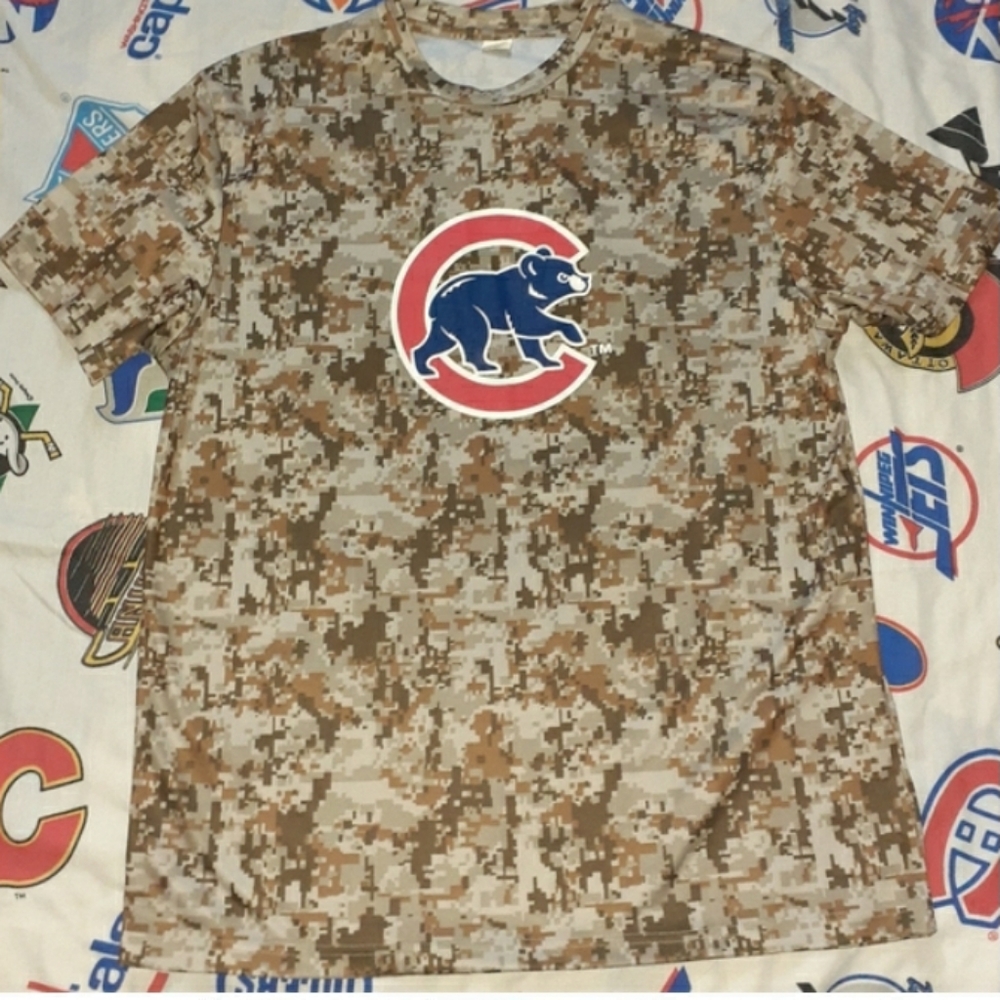 Chicago Cubs Digital Camp Polyester Jersey Shirt